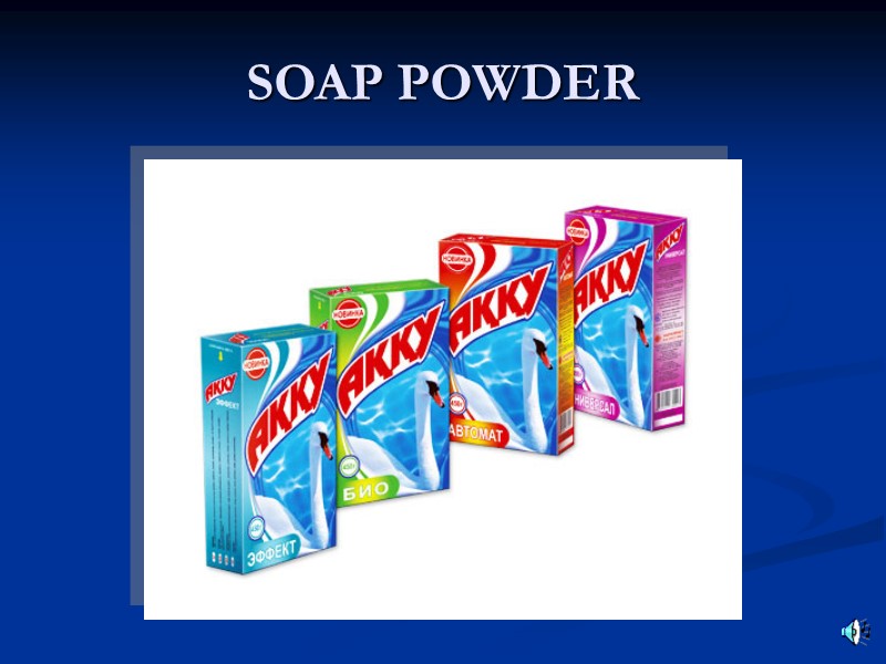 SOAP POWDER